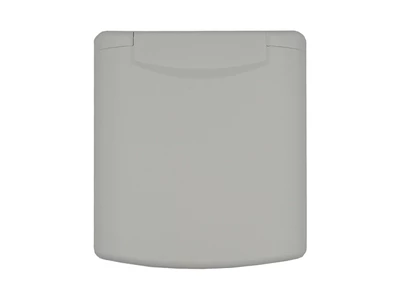 (900003) Mágneses fedél betápaljzathoz CEE17 - fehér színben