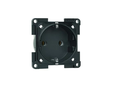 Cikkszám: 904035, megnevezés: 230V beépíthető dugaljzat, fekete