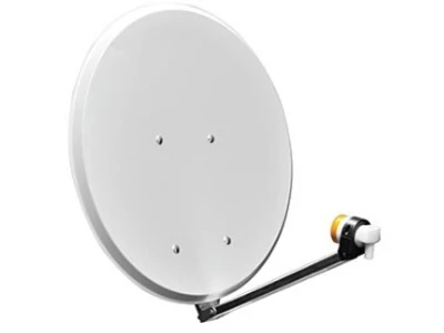 Cikkszám: 911015, megnevezés: 65 cm-es parabolaantenna összecsukható LNB karral