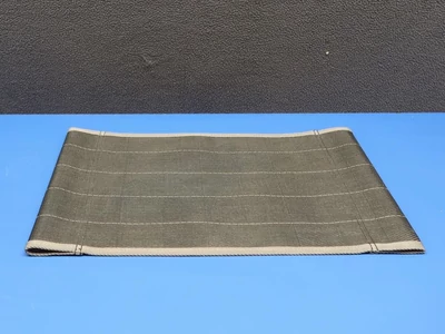 Kempingbútor szövetlap beszegve fekete színben 470*300 mm