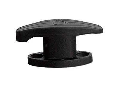 Ajtófél zárófül, fekete