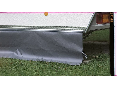 Szélfogó-kötény szürke 400 x 50 cm