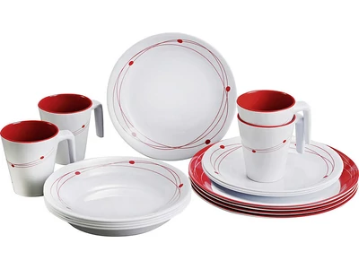 Cosmic 16 részes melamin étkészlet