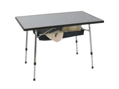 Hálós tároló kempingasztalhoz 64 x 36 x 8 cm antracit színben