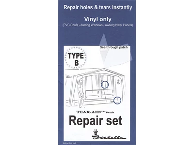 Sátorjavító készlet PVC sátrakhoz