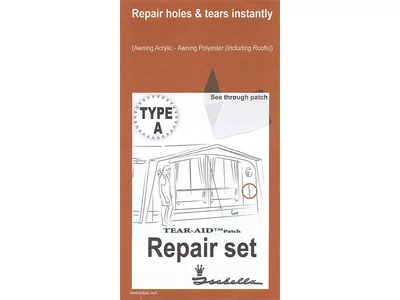 Sátorjavító készlet Acryl / Dralon Geweb sátrakhoz