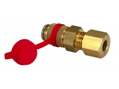 Gázcsatlakozó csatlakozóhüvely nélkül SRV 8