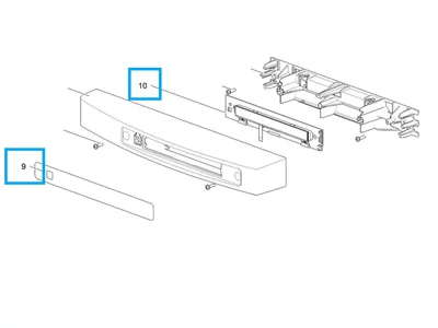 a robbantott ábrán bekeretezett alkarészek