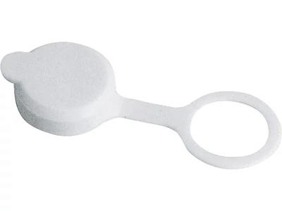 Gázpalacktároló zár kupak bézs/fehér