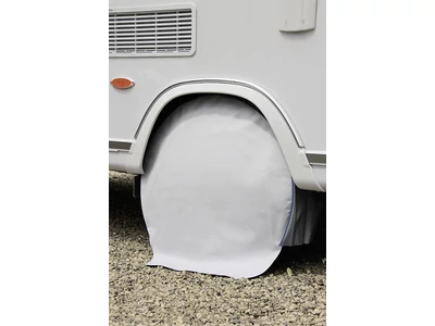 Keréktakaró fólia lakóautóhoz, világosszürke