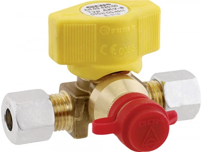 Csatlakozó szelep T-típusú RVS 8 x dugaszolható csatlakozó