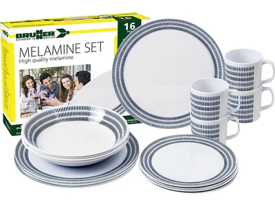 Bluebay 16 részes melamin étkészlet