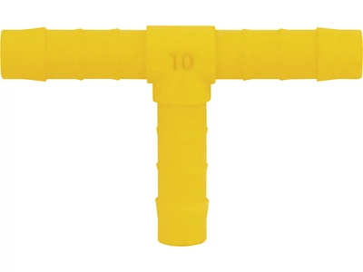 Csőelosztó T idom 12 mm sárga