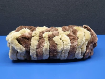 Bejárati függöny 56 x 185 cm barna/bézs