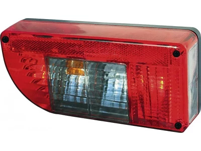 Index-fék-helyzetlámpa tolató és ködfénnyel rendszámviágítással - balos