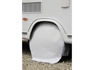 Keréktakaró fólia lakóautóhoz, világosszürke