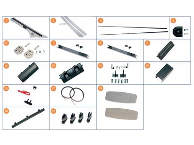 REMIS RemiFront III / IV Ford Transit/Custom alkatrész alul a részletes ábrán!