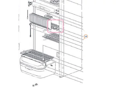 Thetford N145 hűtőrács (kicsi)