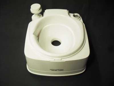 Porta Potti Qube öblítővíz tartály fehér (345 és 365) dugattyú pumpás