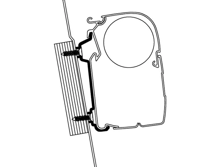 Omnistor 5/8 adapter Ford Transit