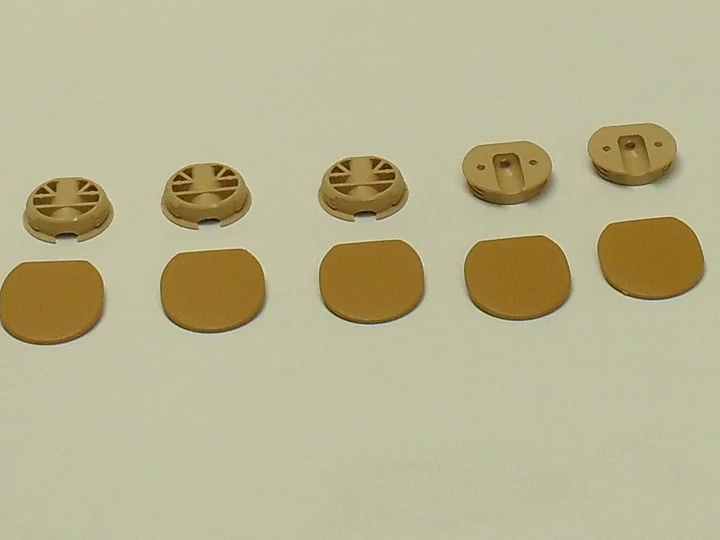 Bútorrögzítő - világosbarna