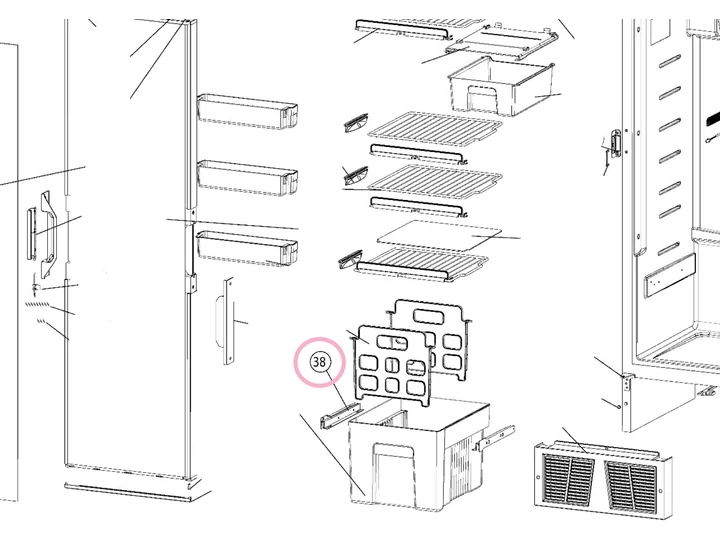 Fiók vezetősín párban