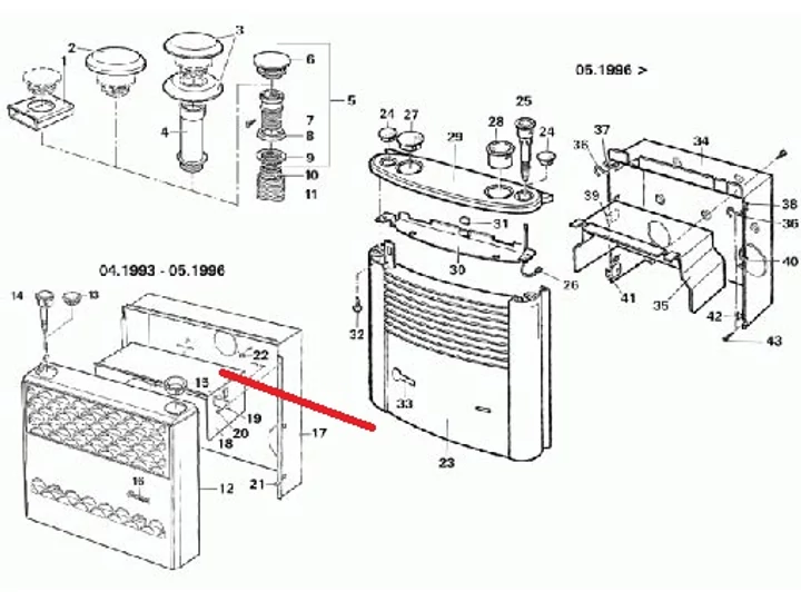 Truma Trumatic S3002 belső hőpajzs