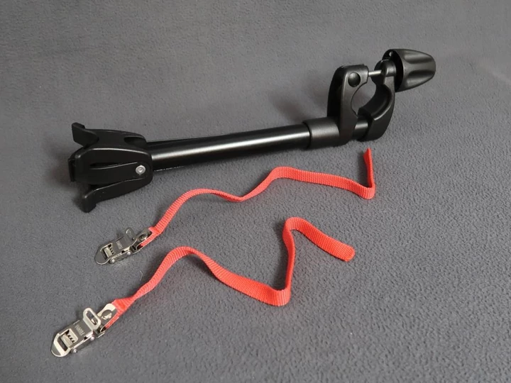 Bicikli tartókar hevederekkel - 30 cm