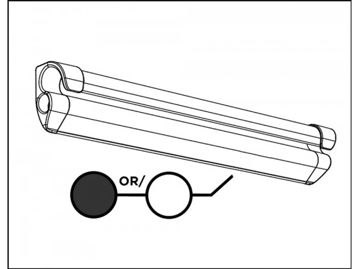 Behúzósín ragasztható QuickFit / EasyLink fehér 400 cm