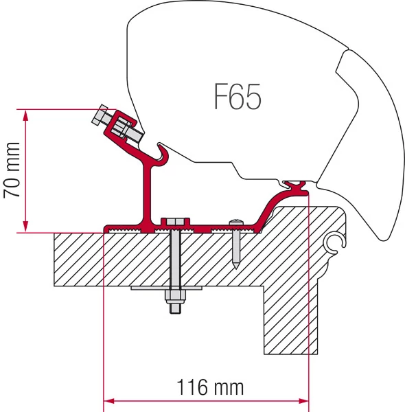 Fiamma adapter Hobby Easy