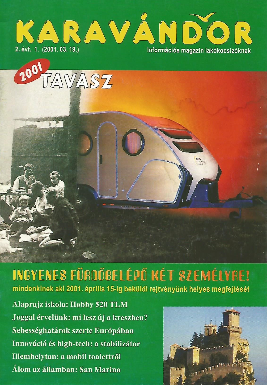 Karavándor Magazin 2001 Tavasz