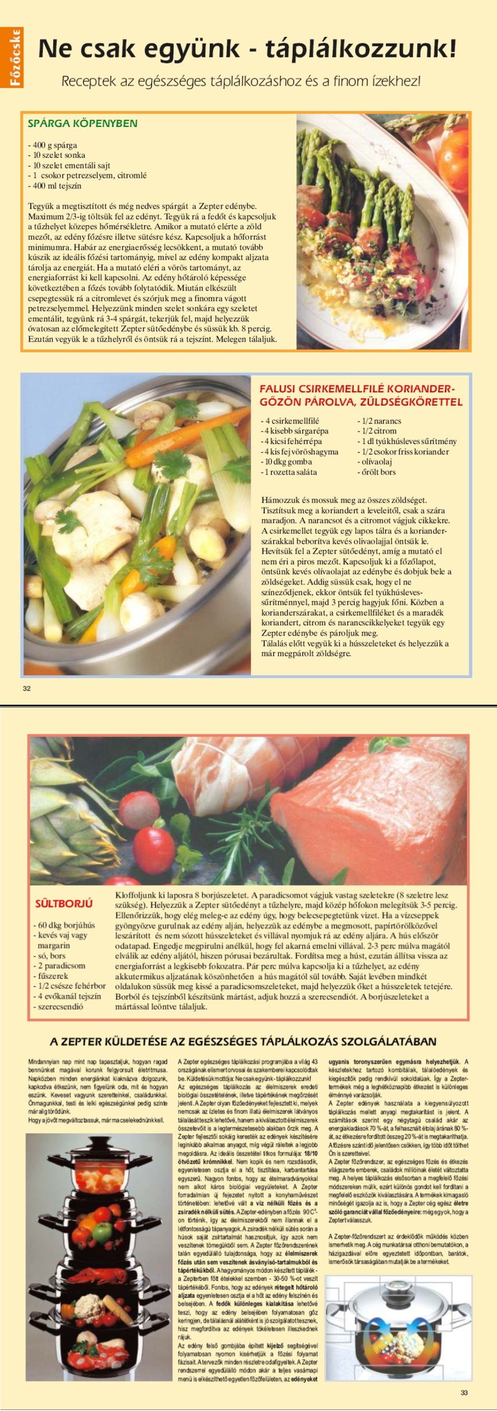 Karavándor magazin 2003. Nyár, Főzőcske