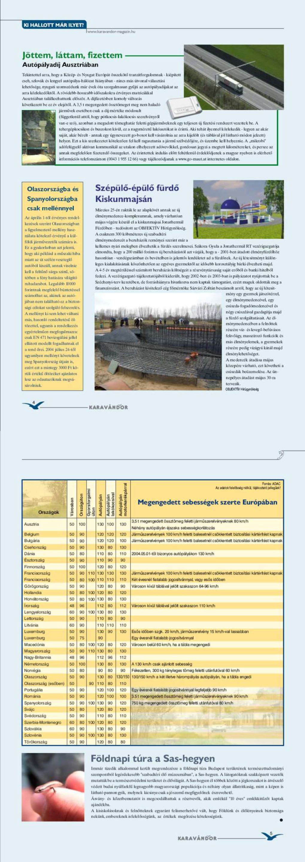 Karavándor magazin 2004/ 2. szám, Ki hallott már ilyet?