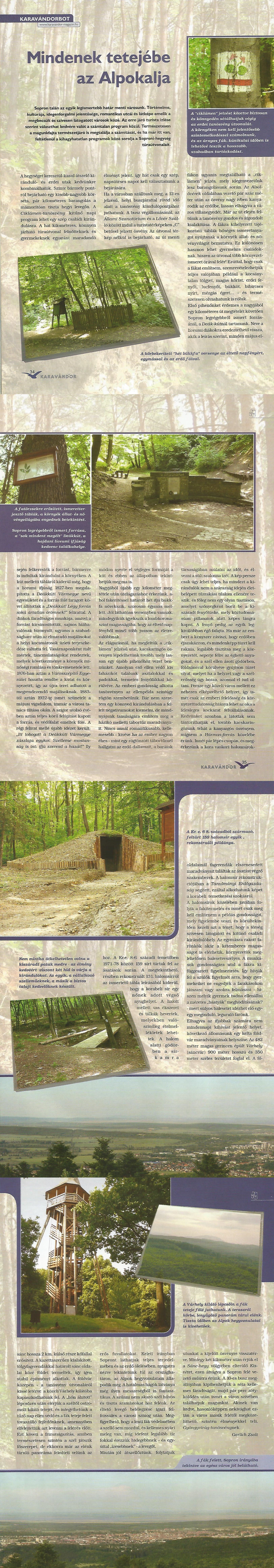 Karavándorbot - Mindenek tetejébe az Alpokalja