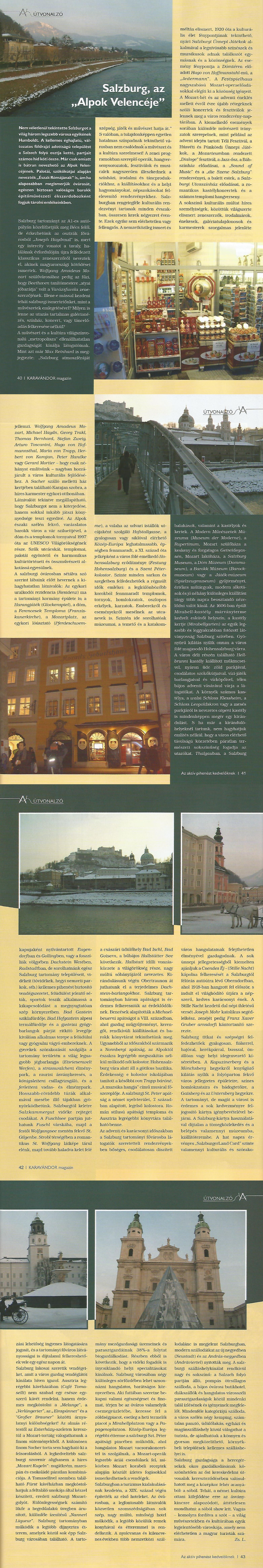 Útvonalzó - Salzburg, az 