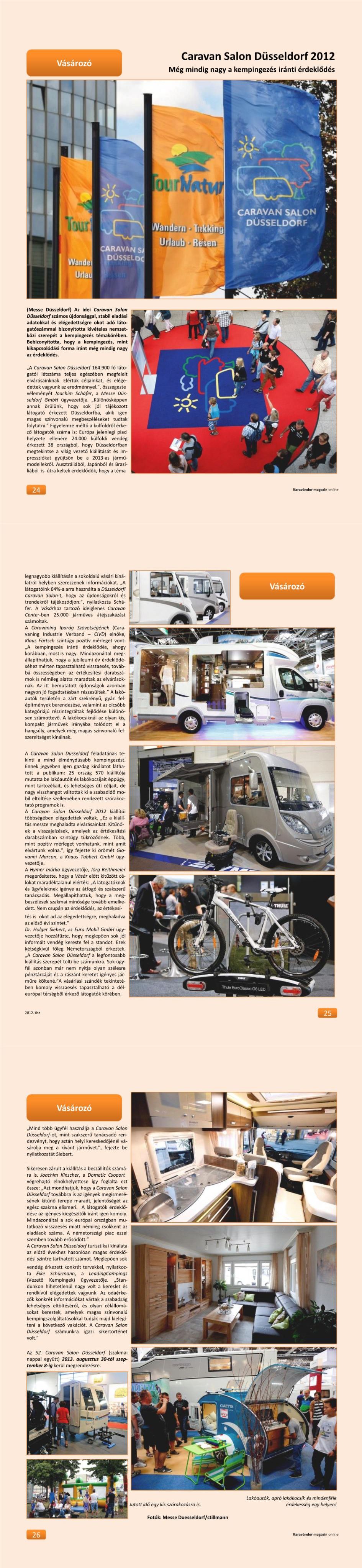 Vásározó - Caravan Salon Düsseldorf 2012