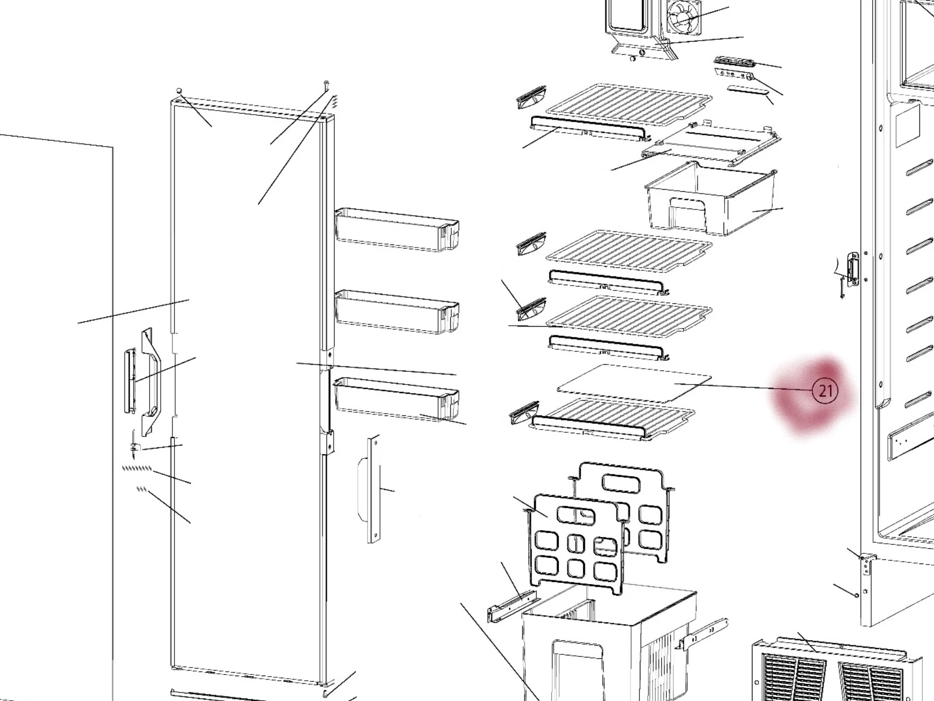 T2138 alátét polchoz