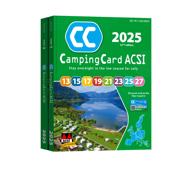 ACSI CampingCard 2025 I-II. kötet - angol nyelvű