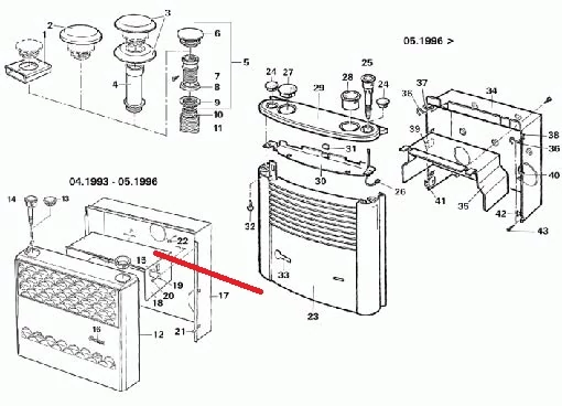 Truma Trumatic S3002 belső hőpajzs