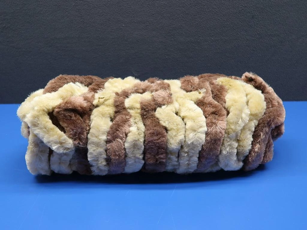 Bejárati függöny 56 x 185 cm barna/bézs