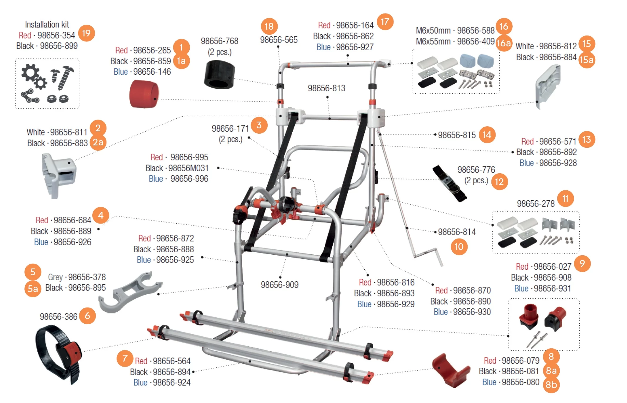 Carry Bike Lift új alkatrészek és kiegészítők