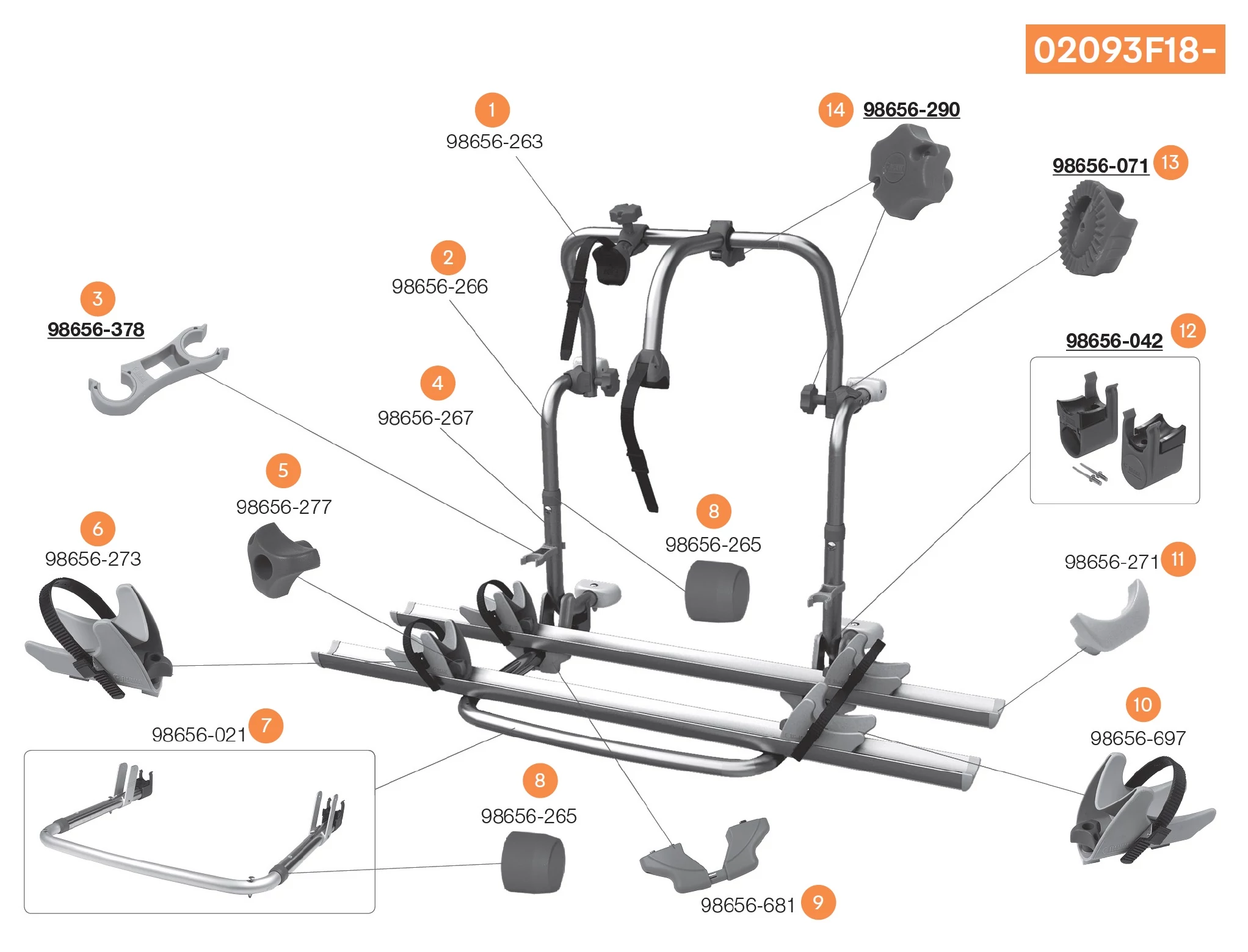 Carry Bike Premium SC alkatrészek és kiegészítők